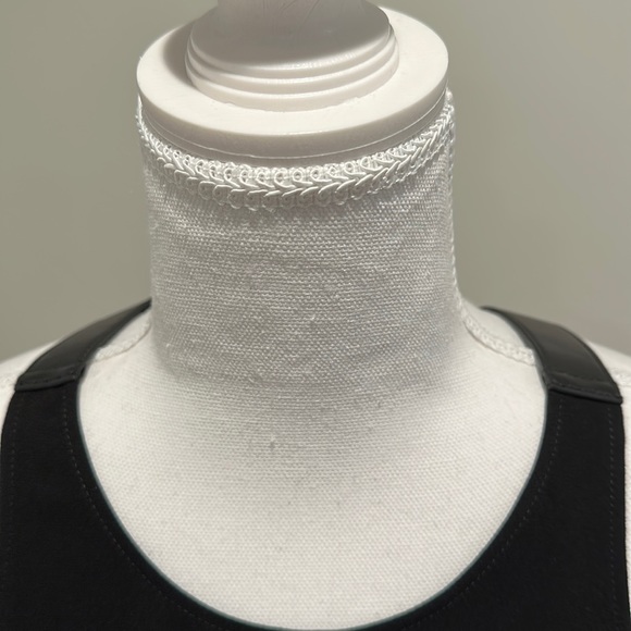 NWT Theory Yvetta Top with Leather Straps - Picture 8 of 16
